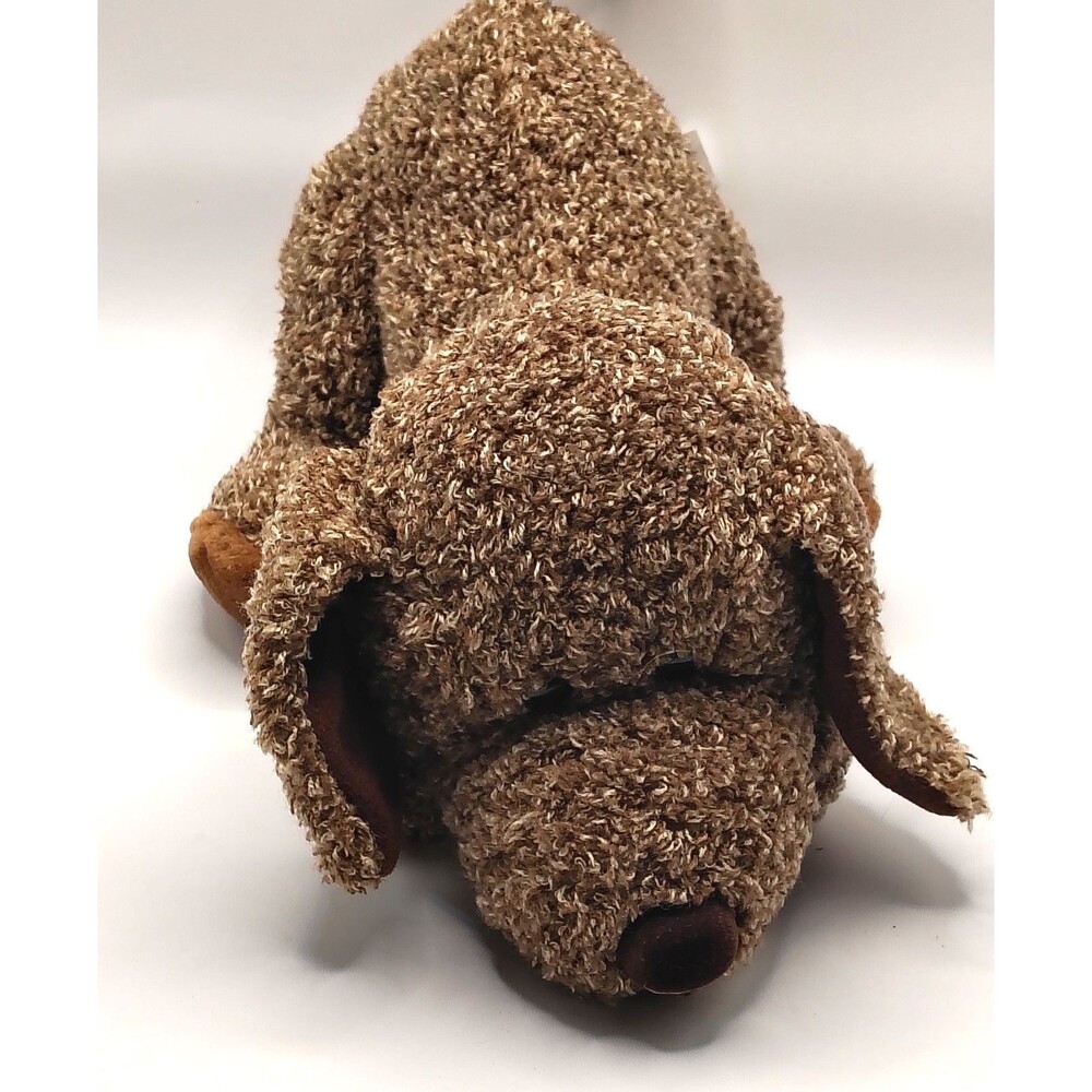 Vintage 1997 Wishpets Harry Brown Puppy Dog Plush Stuffed Animal Toy Soft